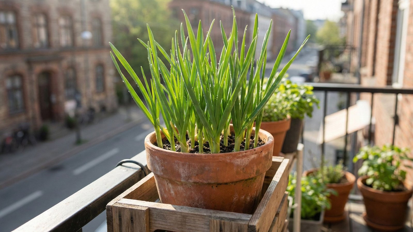 Cultivar Ajos en Maceta