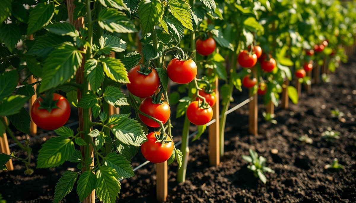 tutores para tomates