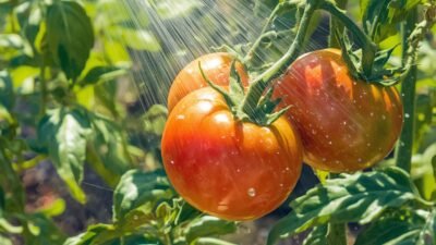 Riego del tomate en julio: cuánta agua y a qué hora regar 1