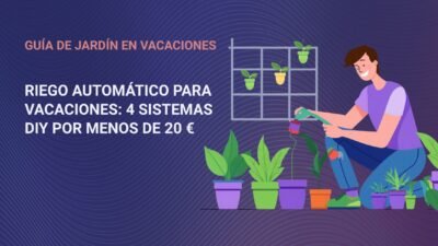 Riego automático para vacaciones: 4 sistemas DIY por menos de 20 € 1